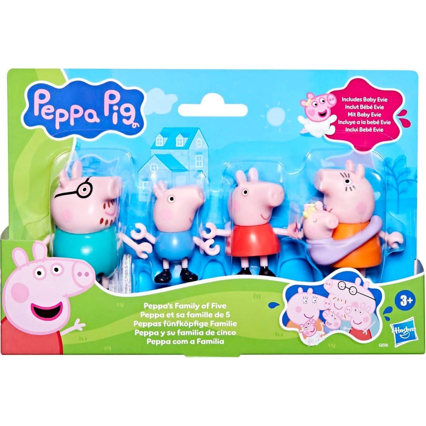 Peppa Pig - Peppa's Family of Five Figures - Hasbro