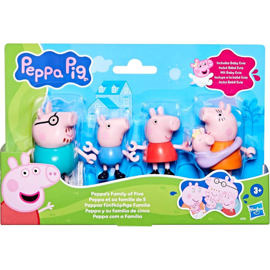 Peppa Pig - Peppa's Family of Five Figures - Hasbro