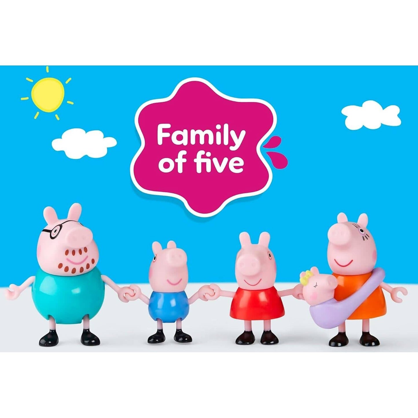 Peppa Pig - Peppa's Family of Five Figures - Hasbro