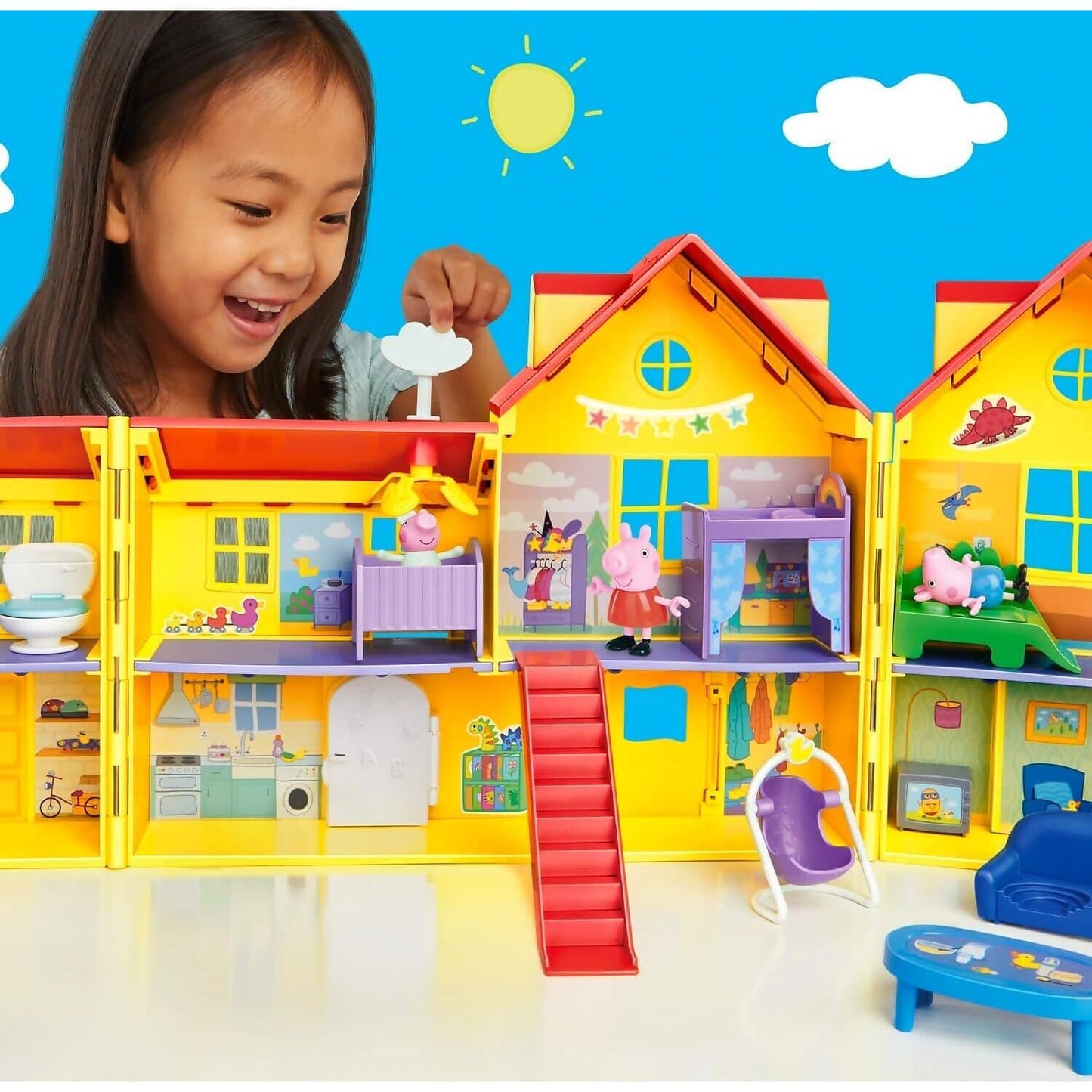 Peppa Pig - Peppa's Big Family House Playset - Hasbro
