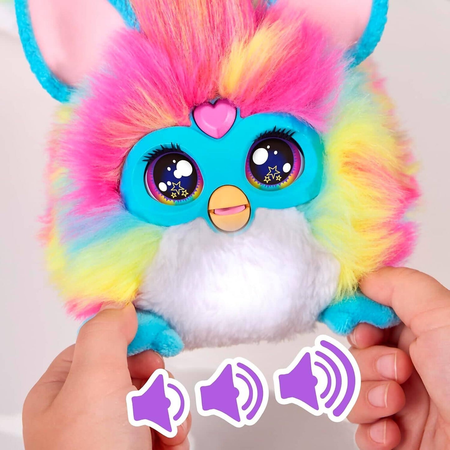 Furby - DJ Furby Rainbow Interactive Toy Plush - Hasbro