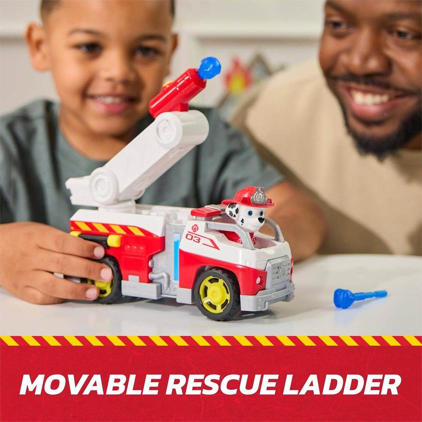 Paw Patrol - Fire Rescue: Rescue Fire Engine with Marshall Figure - Spin Master