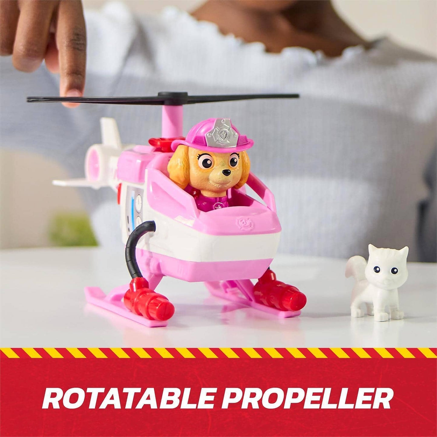 Paw Patrol - Fire Rescue: Rescue Fire Chopper with Skye Figure - Spin Master