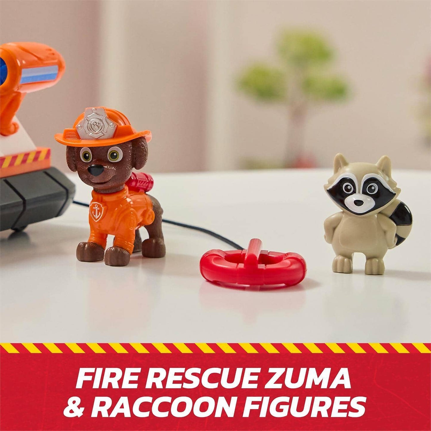 Paw Patrol - Fire Rescue: Rescue Fire Boat with Zuma Figure - Spin Master