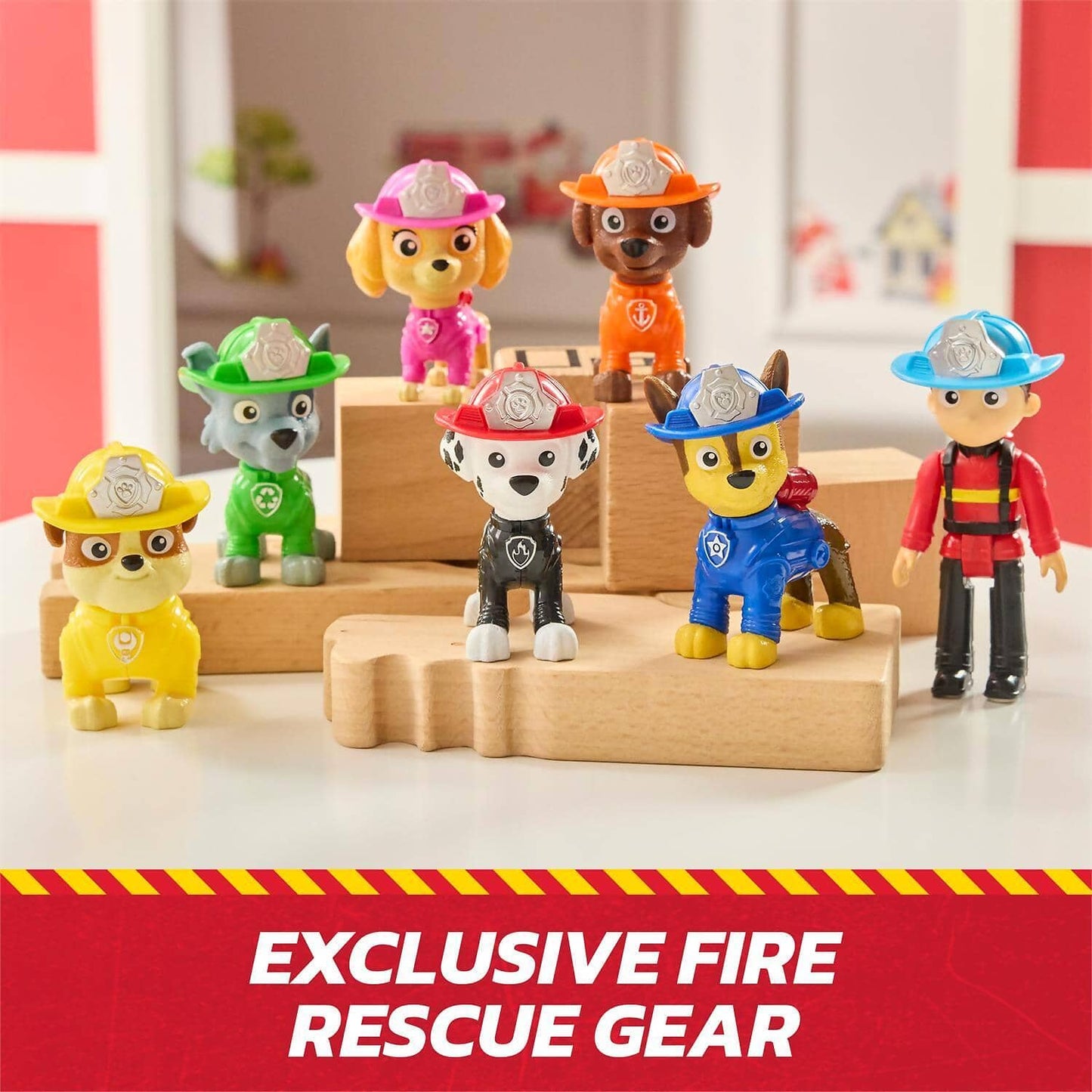 Paw Patrol - Fire Rescue: Team Figures 7 Pack - Spin Master