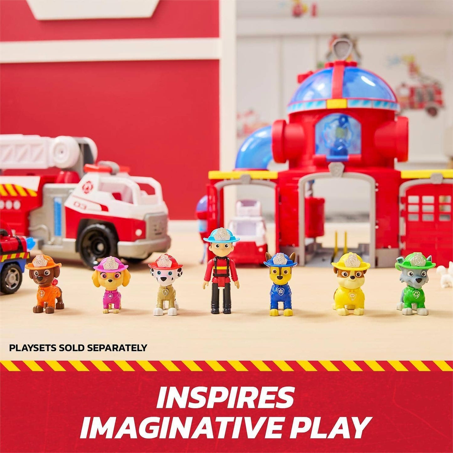 Paw Patrol - Fire Rescue: Team Figures 7 Pack - Spin Master