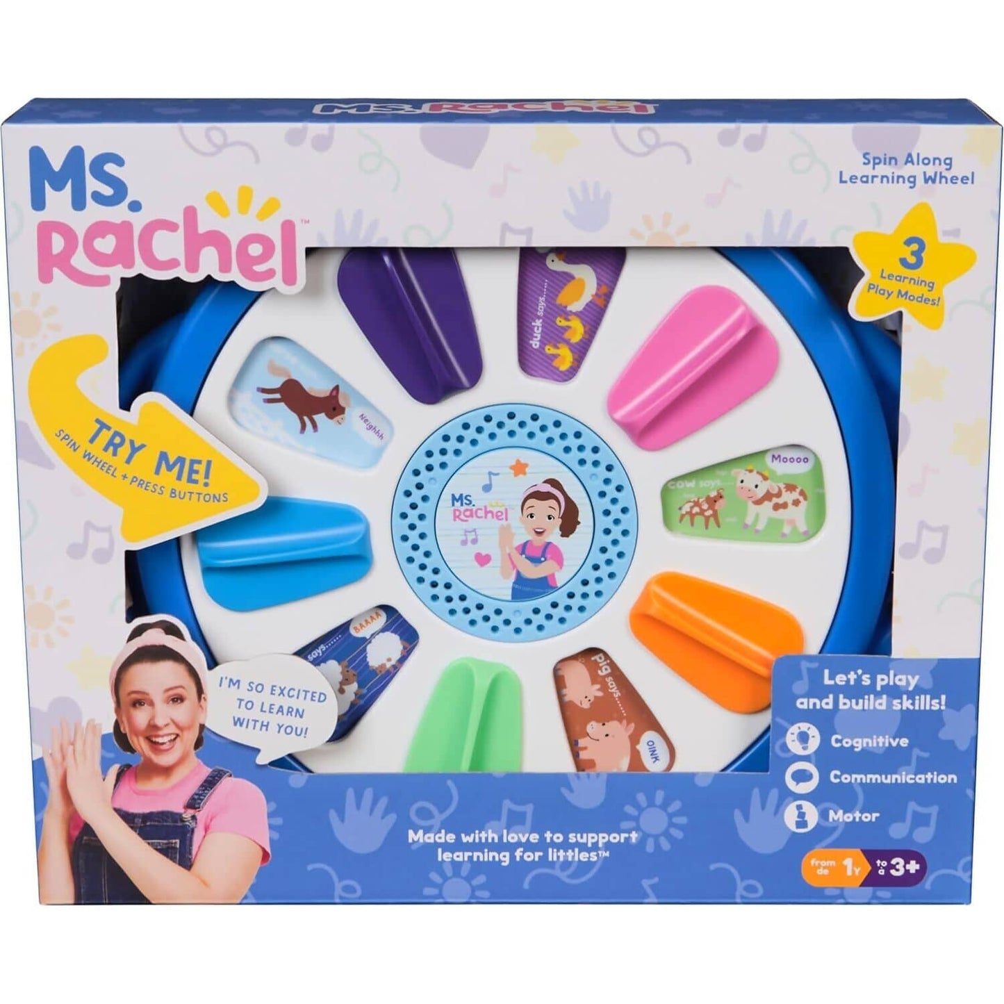 Ms. Rachel - Spin & Sing Along Learning Wheel - Spin Master