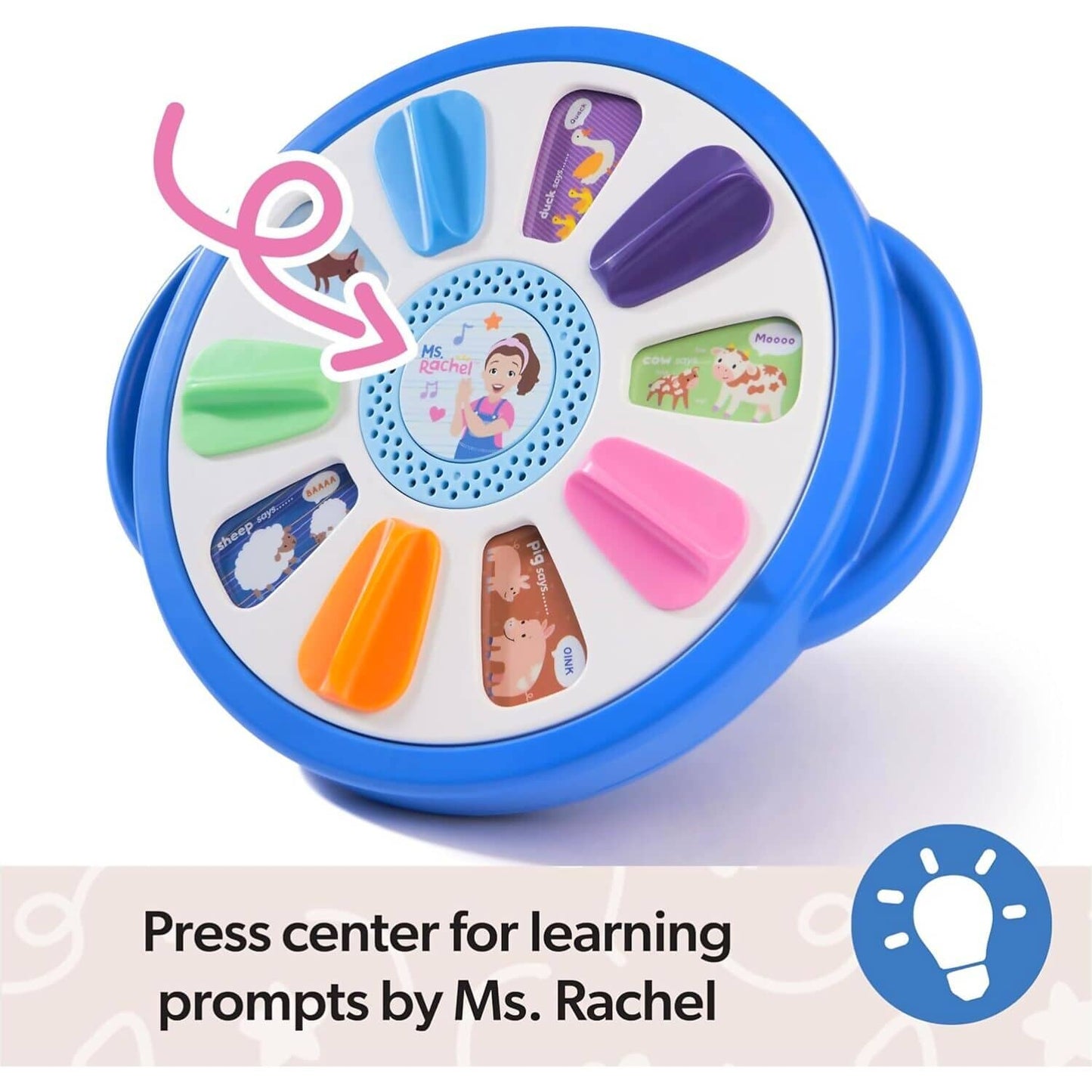 Ms. Rachel - Spin & Sing Along Learning Wheel - Spin Master