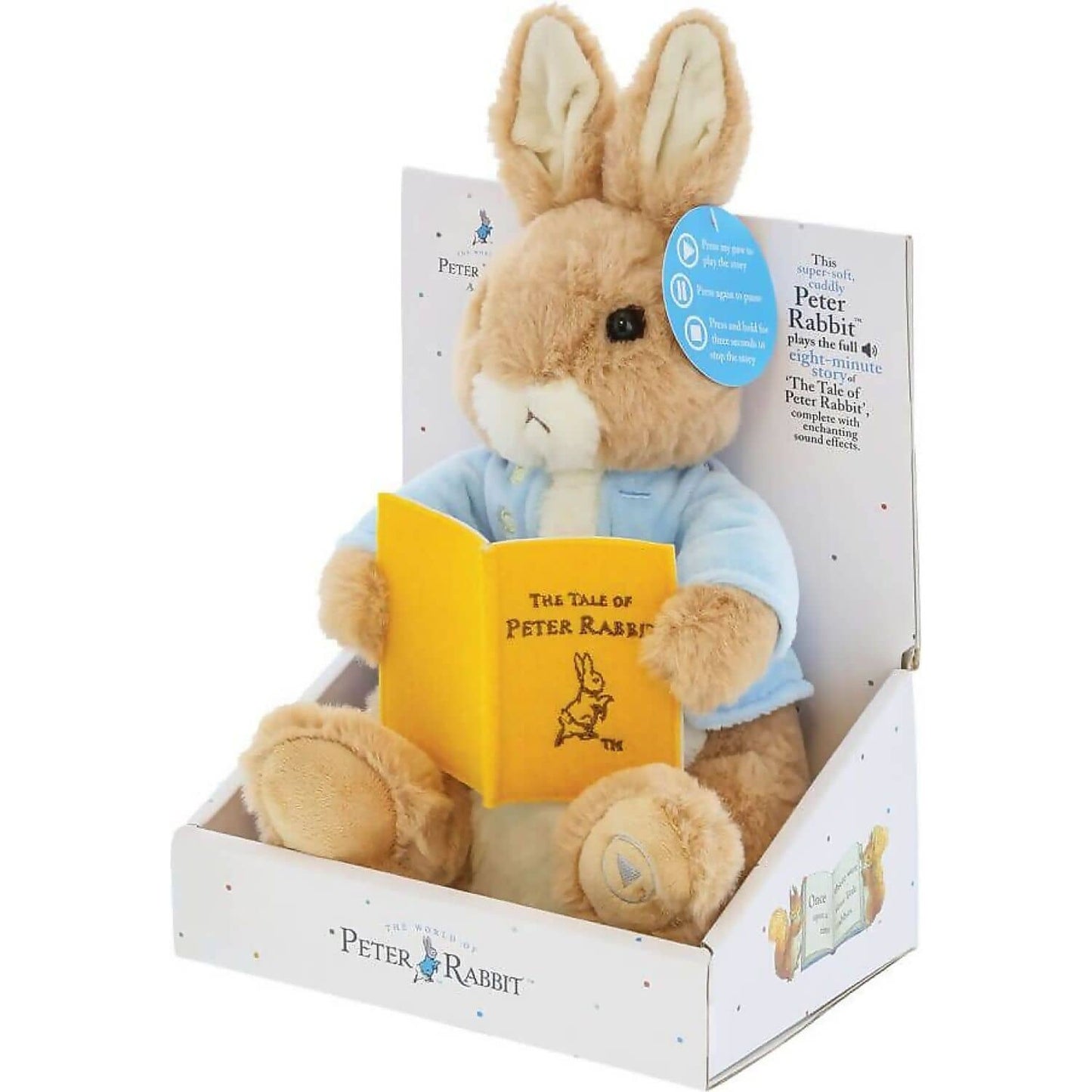 Peter Rabbit - Storytime Peter Rabbit Talking Plush - Jasnor