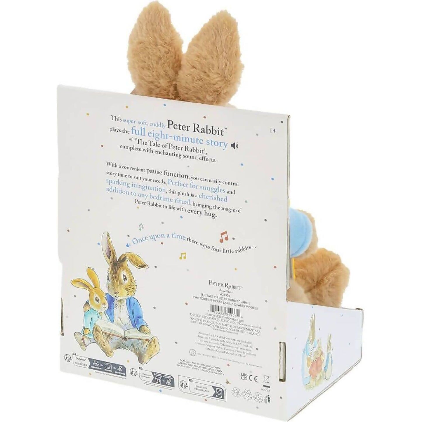 Peter Rabbit - Storytime Peter Rabbit Talking Plush - Jasnor
