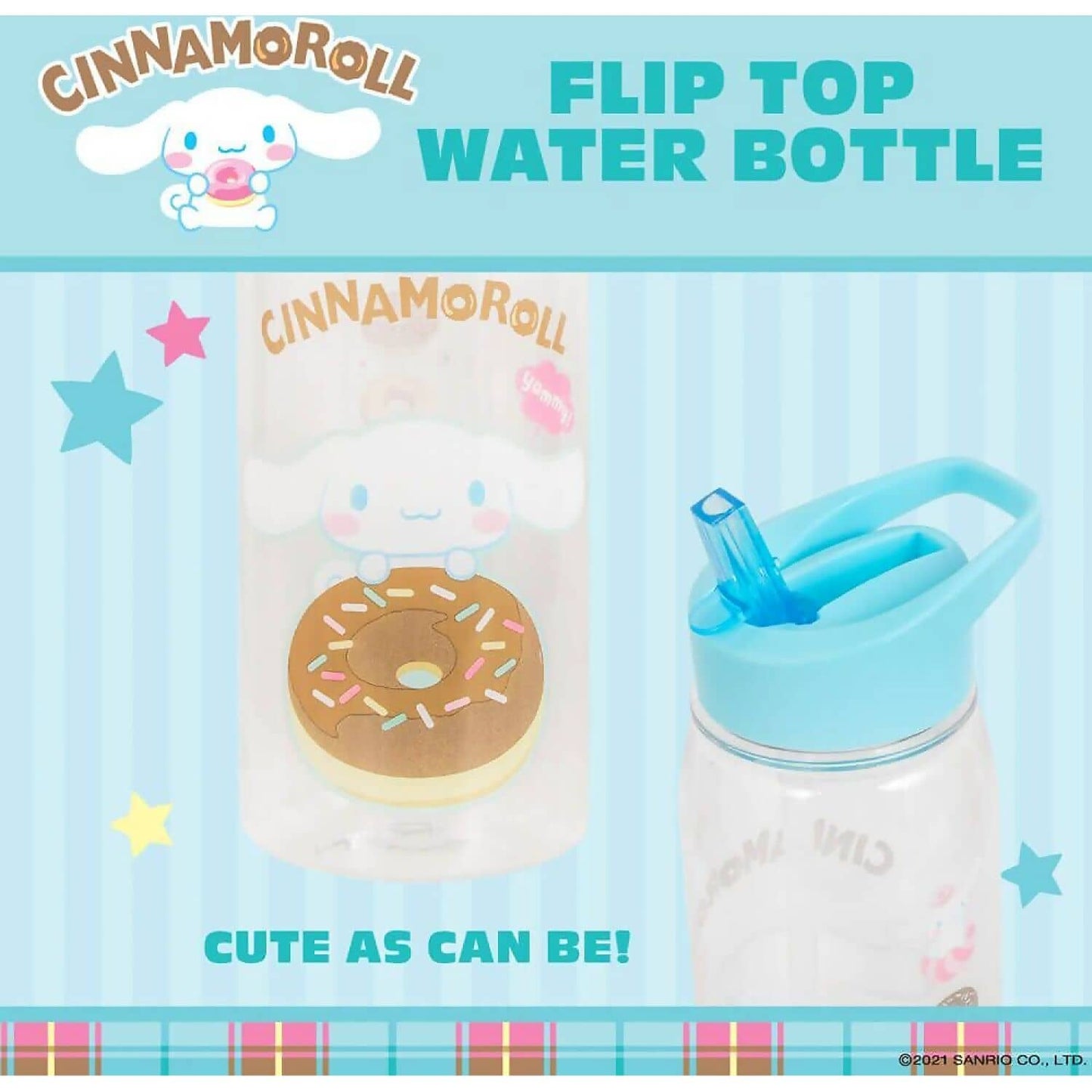 Hello Kitty and Friends - Cinnamoroll Flip Top Bottle 700ml - Jasnor