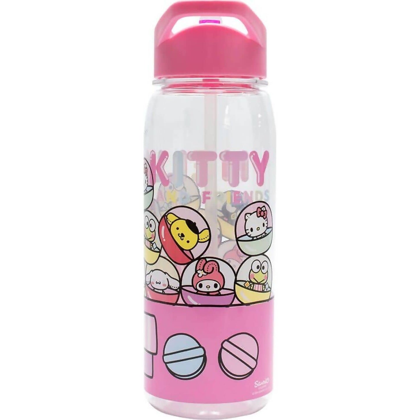 Hello Kitty and Friends - Hello Kitty Flip Top Bottle 650ml - Jasnor