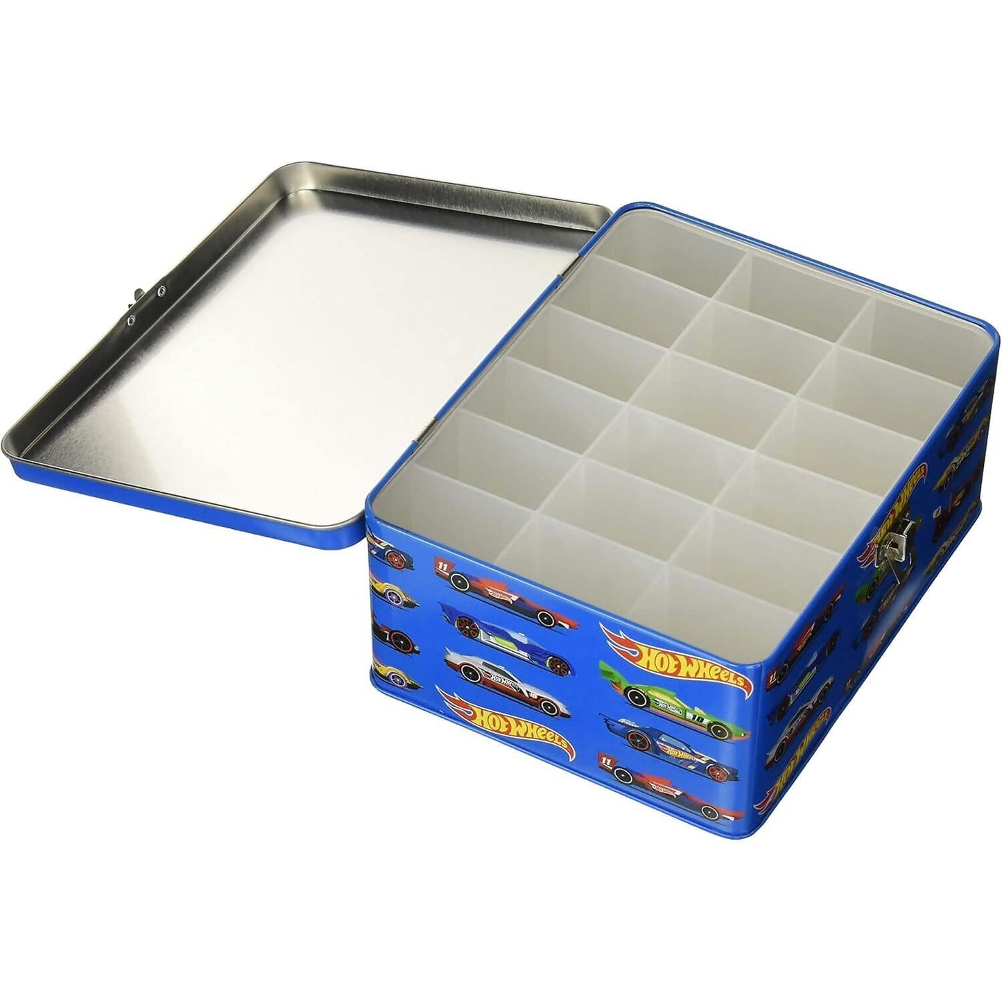 Hot Wheels - Collection Tin Carry Storage Case for 18 Cars