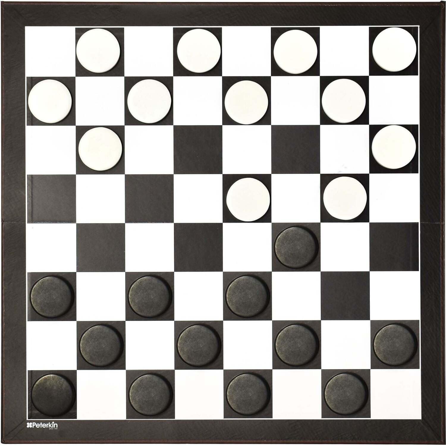Peterkin - Draughts Checkers Game Gift Box