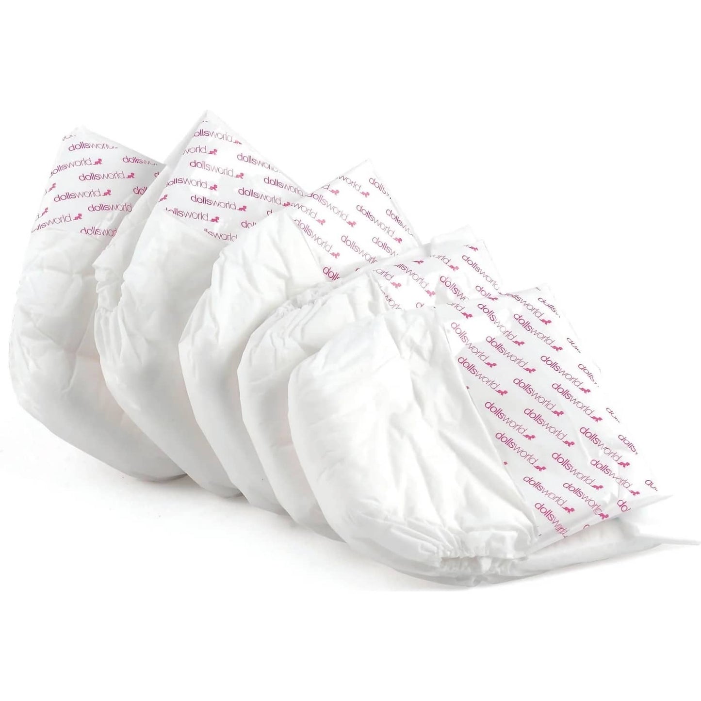 DollsWorld - Nappies 5 Pack for Dolls