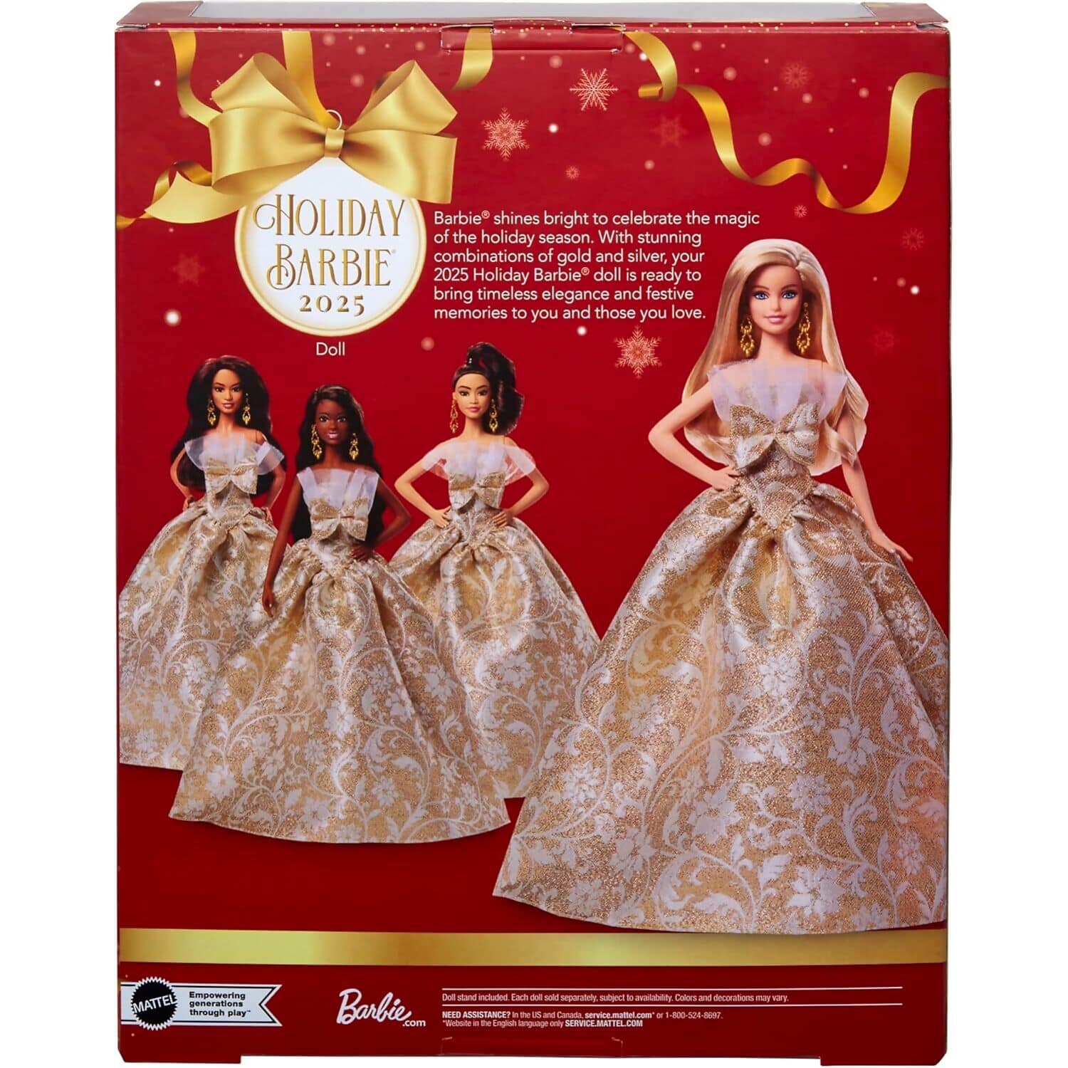 Barbie - Barbie Signature Holiday 2025 Collector Blonde Fashion Doll - Mattel