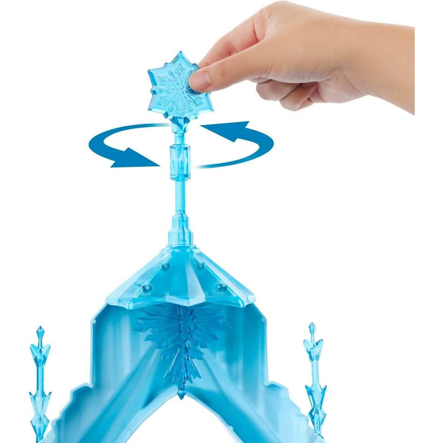 Disney Frozen- Elsa's Frozen Ice Palace Castle Playset with Olaf & Accessories - Mattel