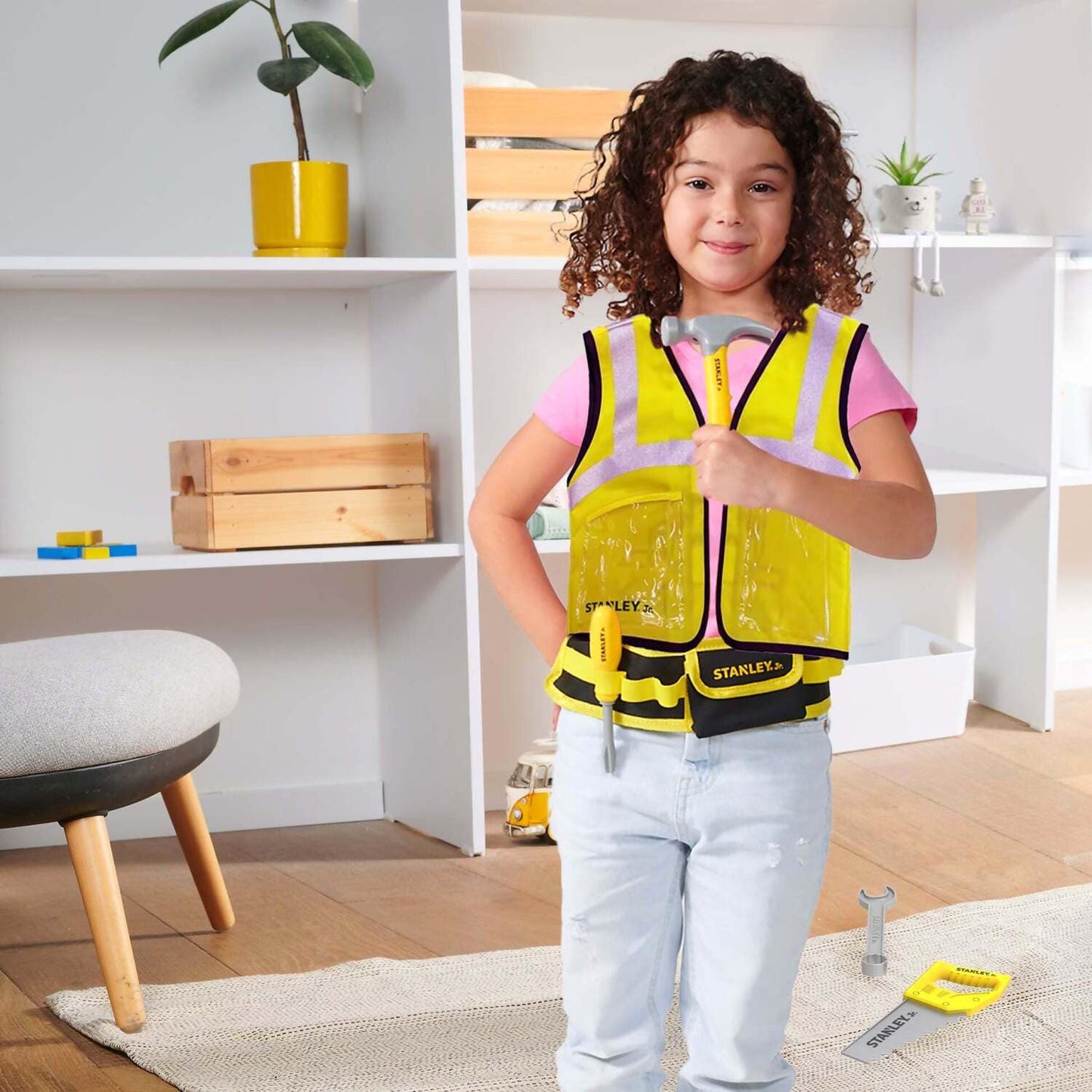 Stanley Jr. - Kids Construction Vest Toy Set - Role-Play