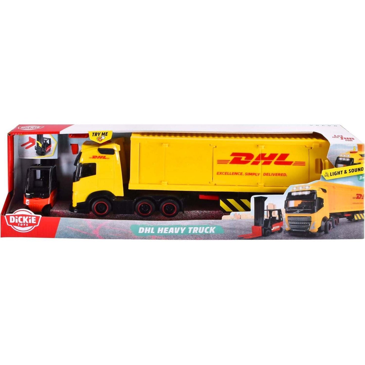 Dickie Toys - DHL Heavy Truck with Lights & Sound