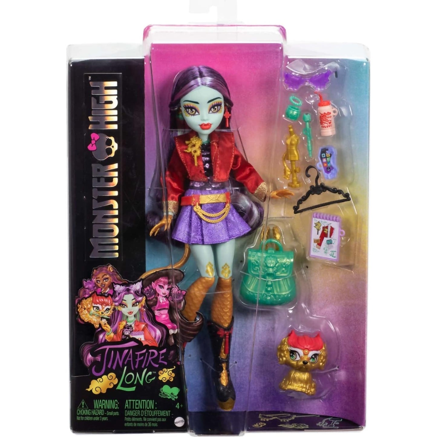 Monster High - Jinafire Long Fashion Doll & Accessories - Mattel