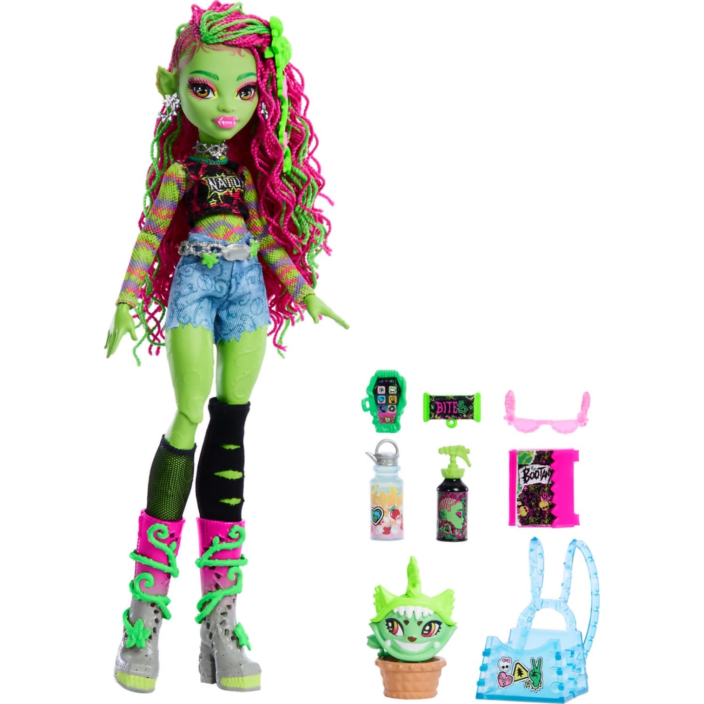 Monster High - Venus Mcflytrap Fashion Doll & Accessories - Mattel