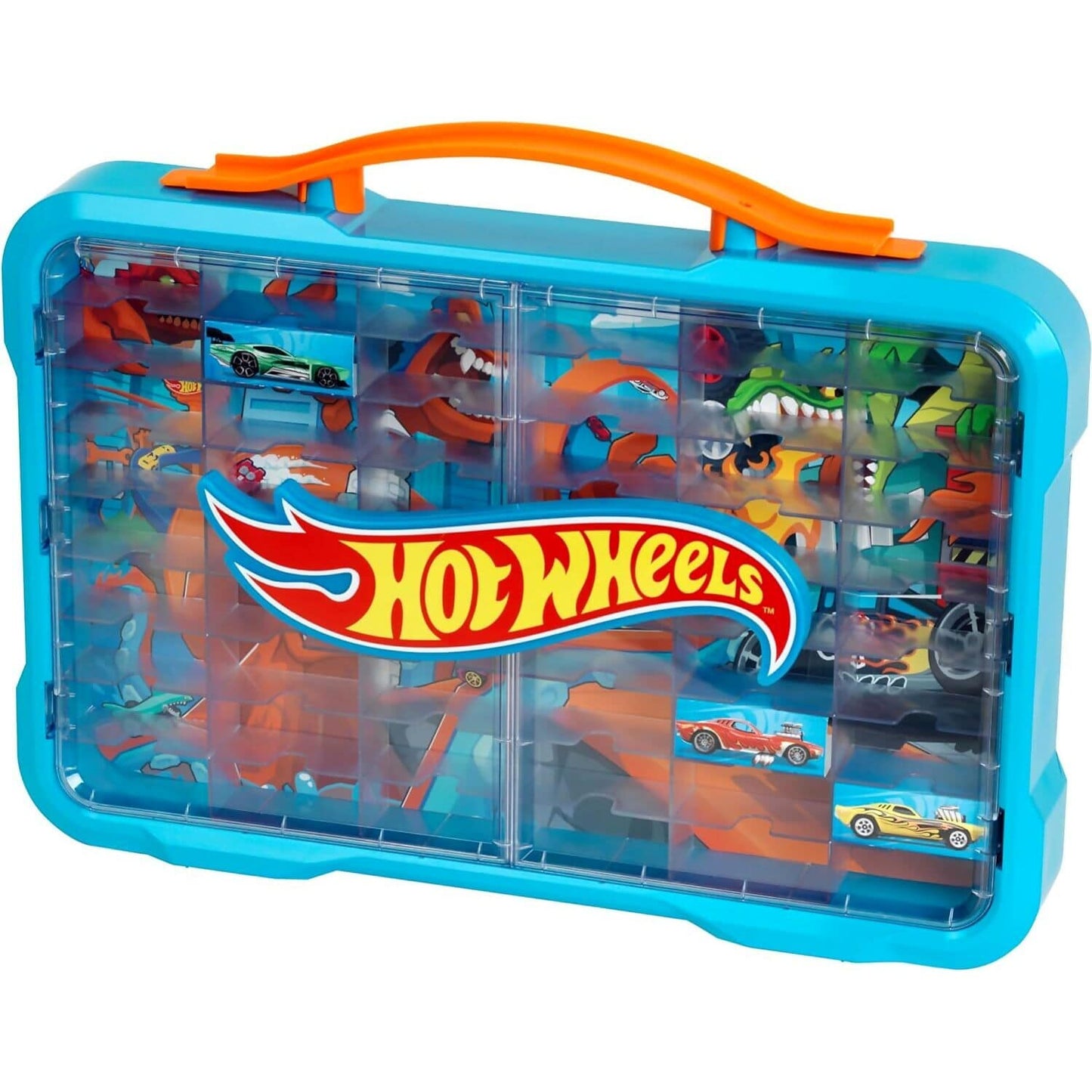 Hot Wheels - Collection Storage Carry Case for 54 Cars with Illuminated Logo