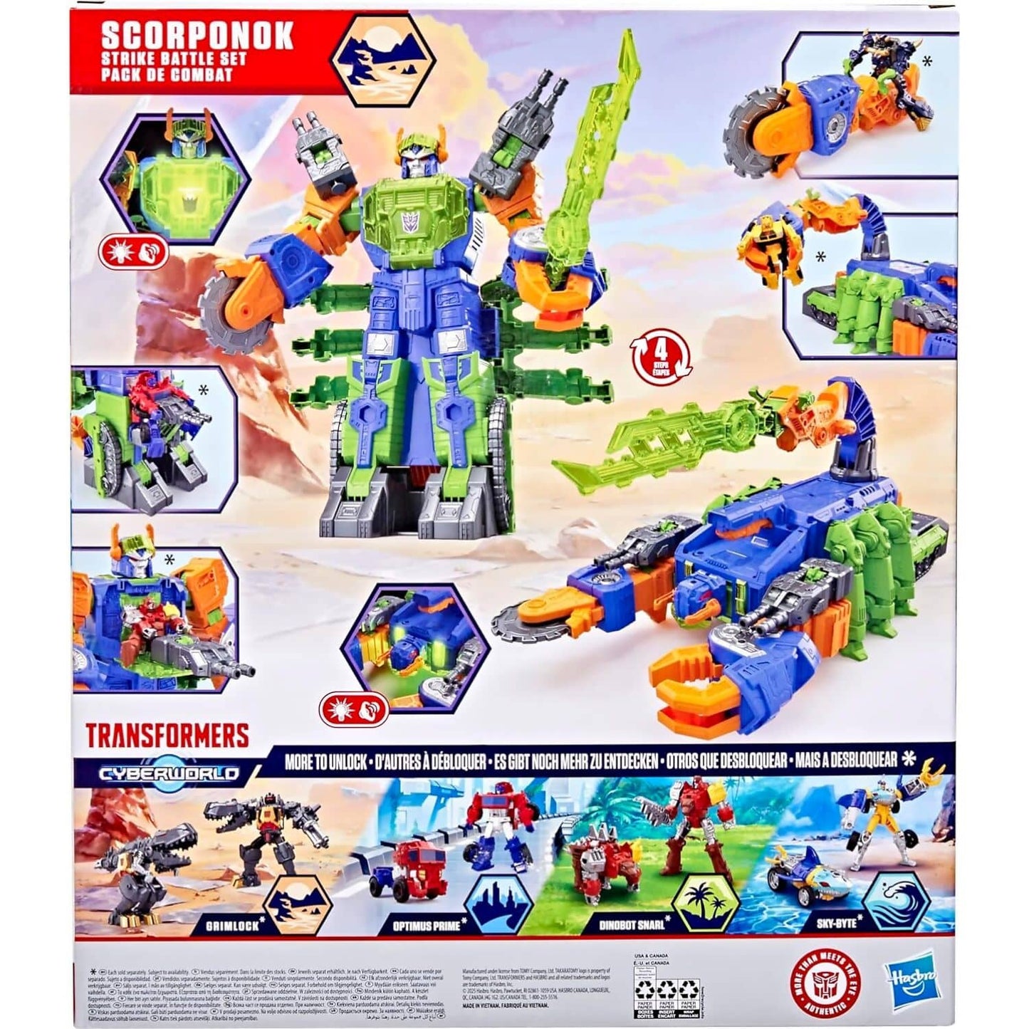 Transformers - CYBERWORLD Scorponok Strike Battle Set - Hasbro