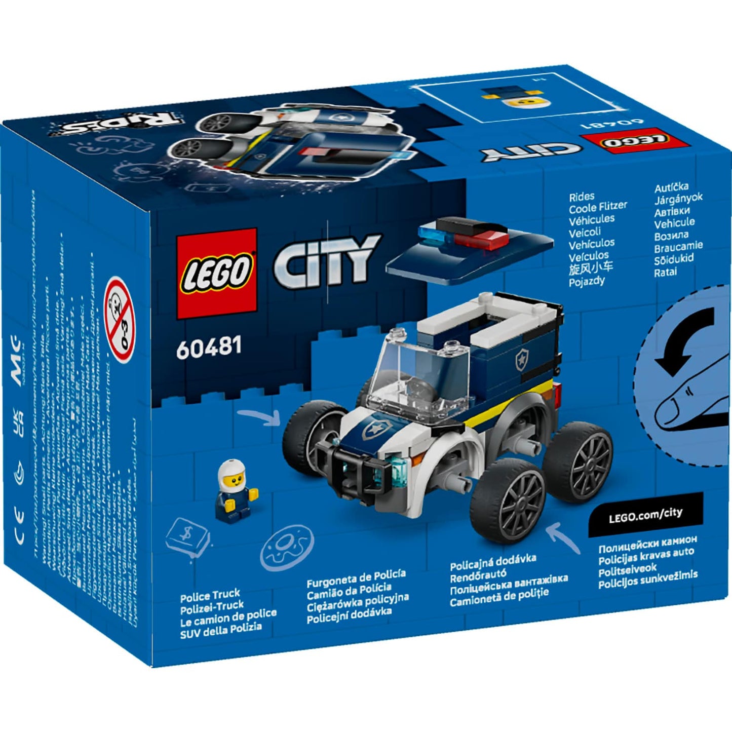 LEGO 60481 Rides - Police Truck - City