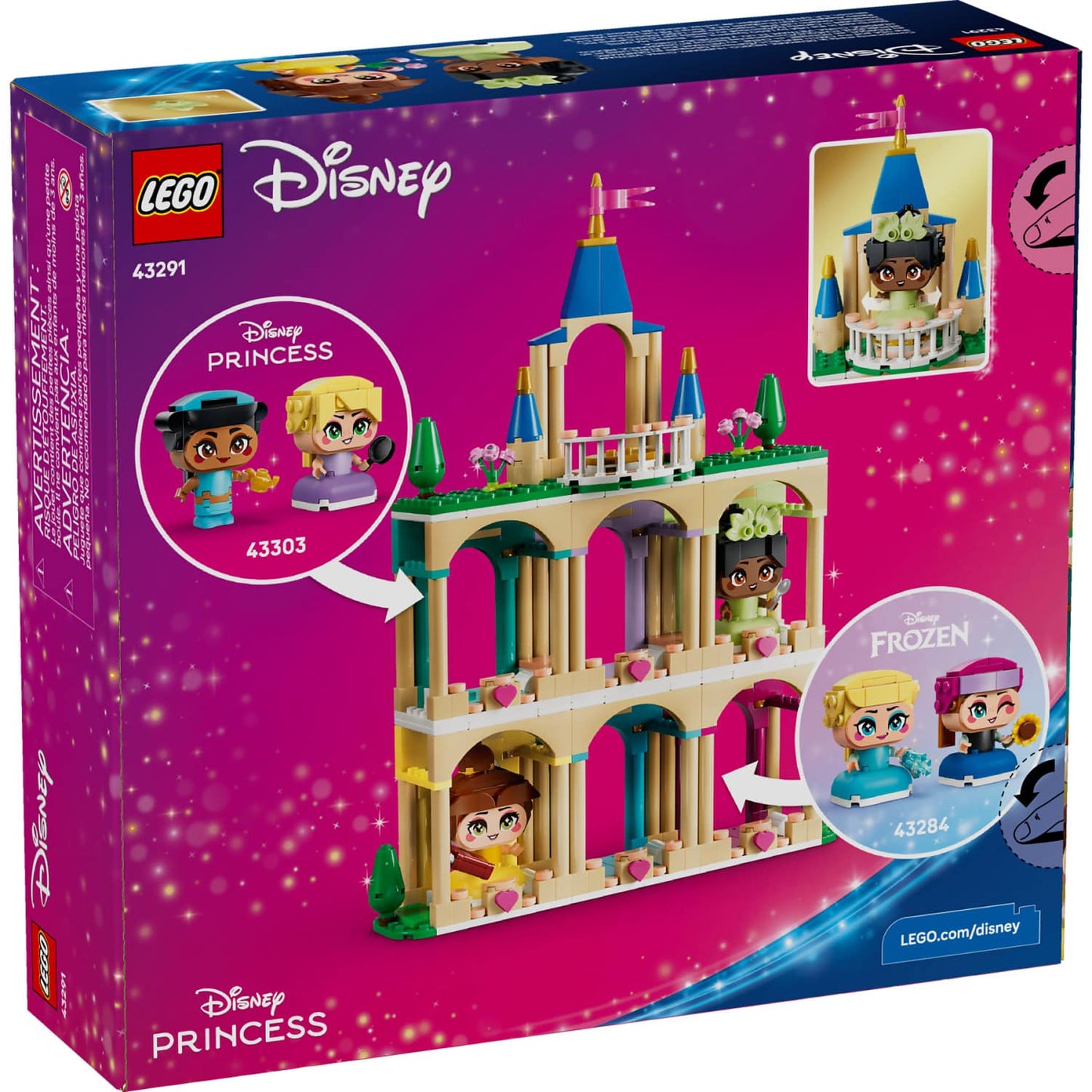 LEGO 43291 Mini Belle & Tiana with Castle - Disney