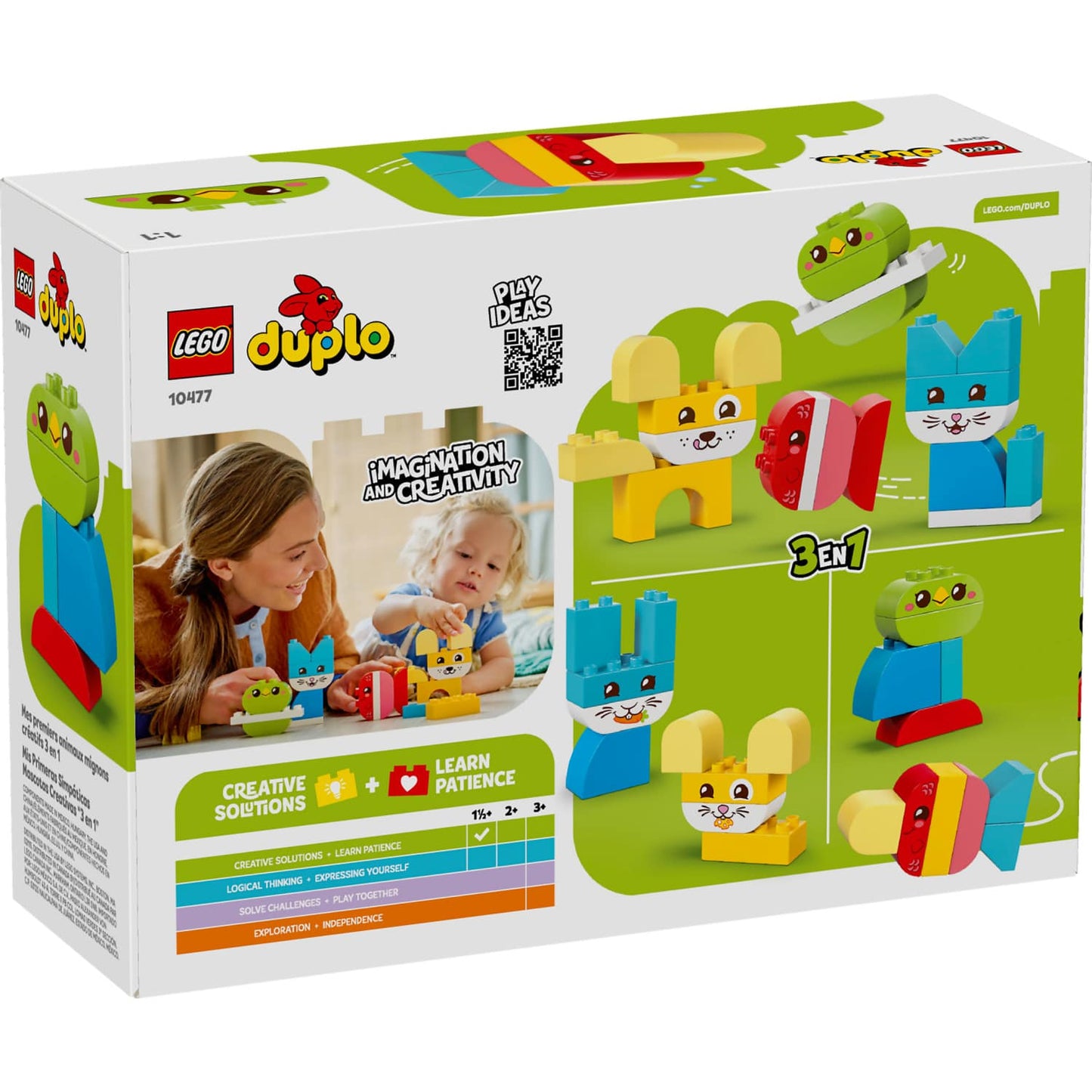 LEGO 10477 3 in 1 Creative Cute Pets - Duplo