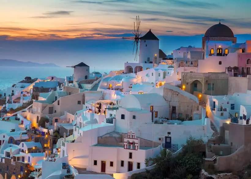 Ravensburger - Evening Over Santorini Jigsaw Puzzle 1000 Pieces