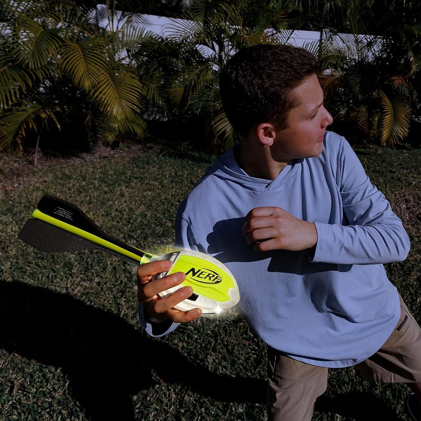 Nerf - Vortex Lightstrike Howler Foam Football Color Changing LED - Hasbro