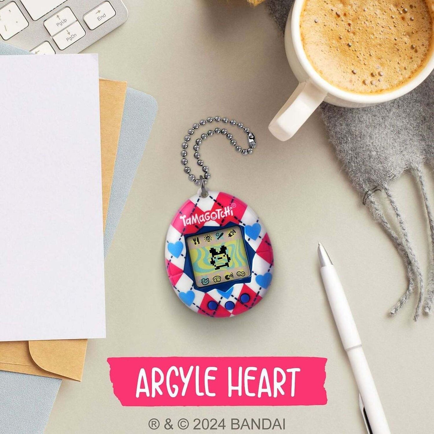 Tamagotchi - Original Virtual Reality Pet - Argyle Heart Gen2