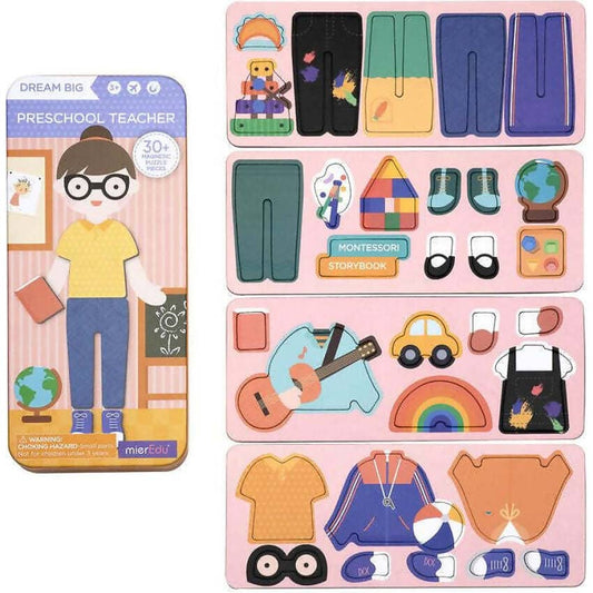 Mieredu - Magnetic Puzzle Box Preschool Teacher
