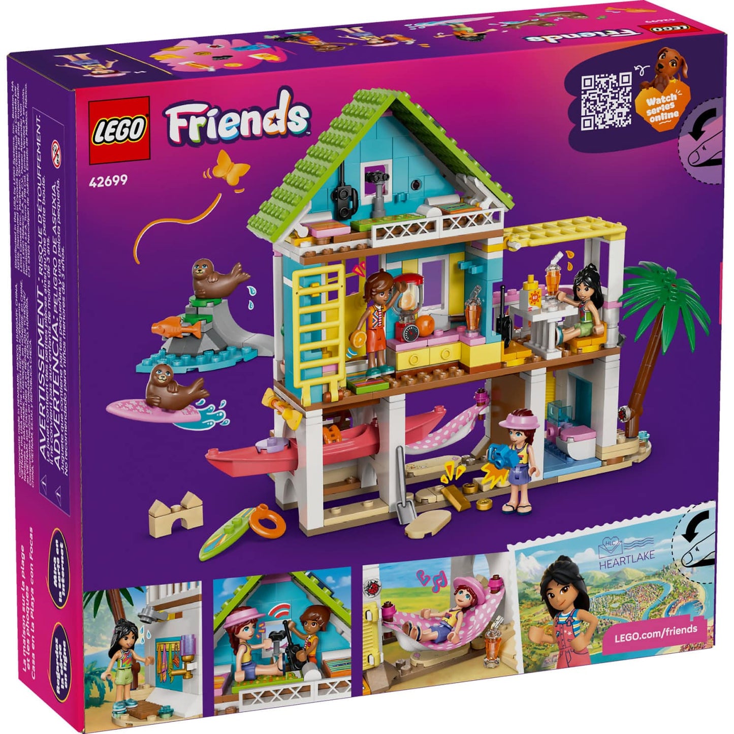 LEGO 42699 Beach House with Seals - Friends