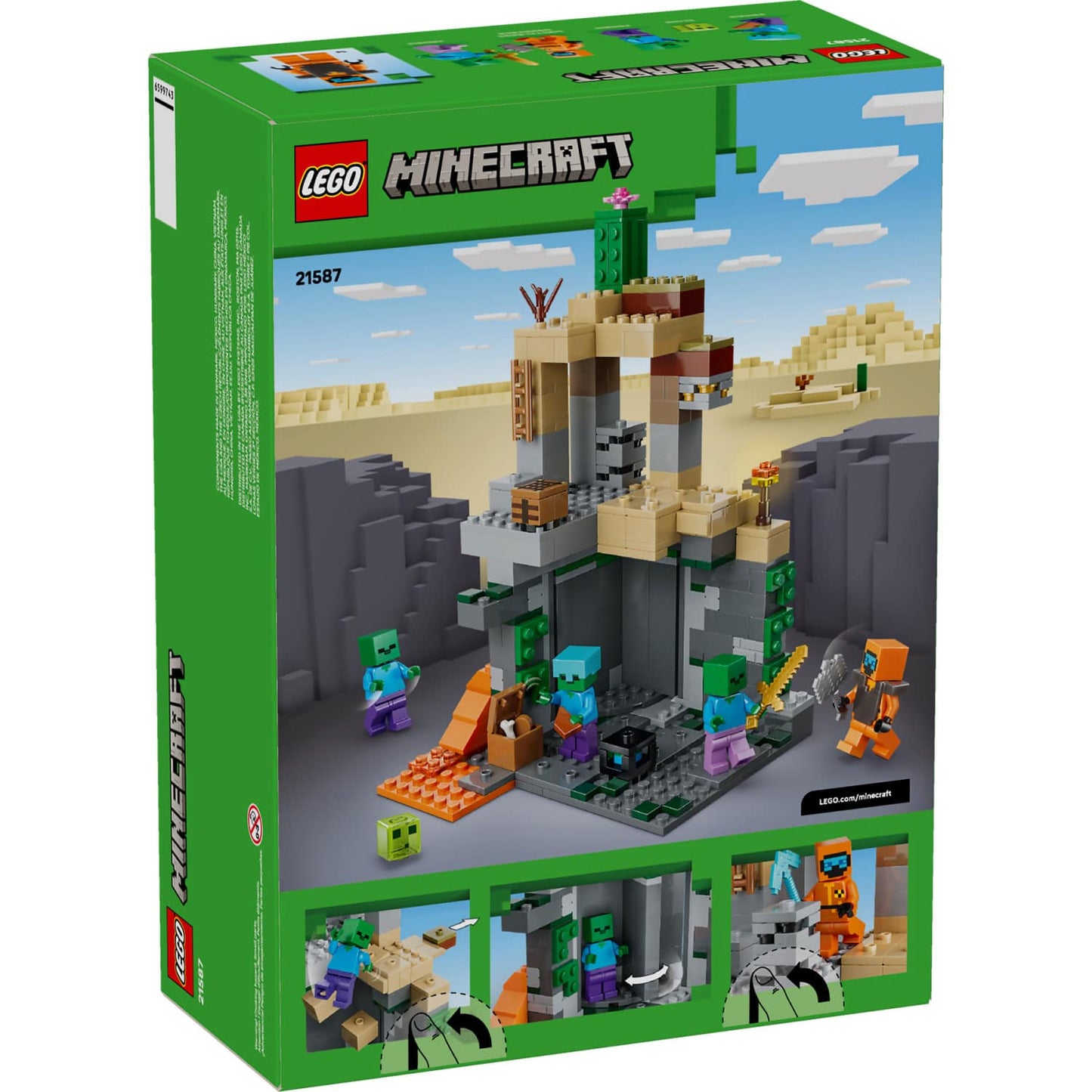 LEGO 21587 Zombie Dungeon - Minecraft
