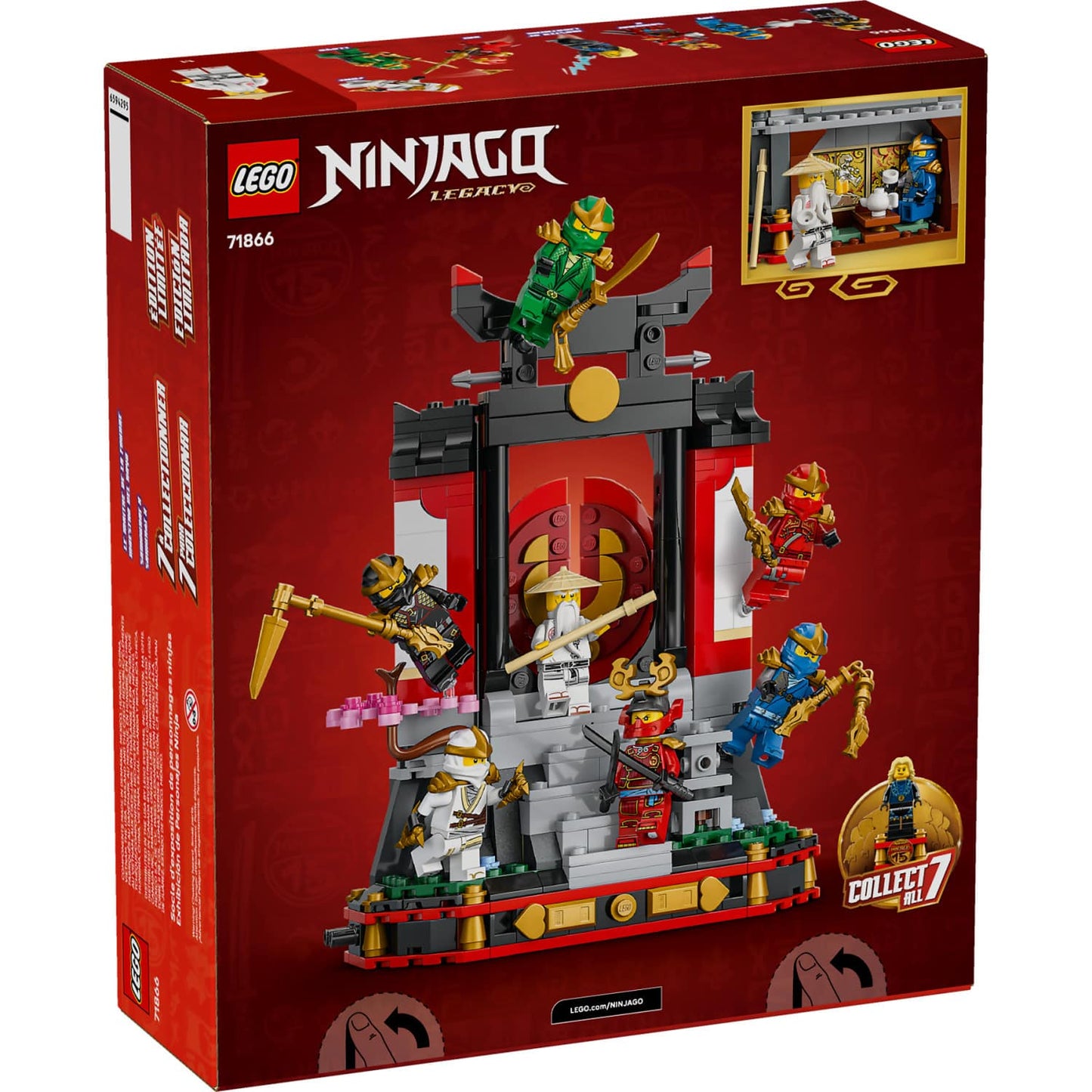 LEGO 71866 Ninja Character Display 15th Anniversary - Ninjago