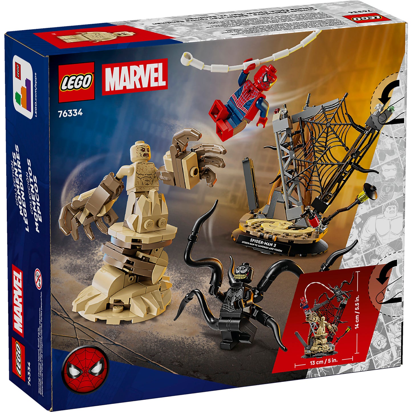 LEGO 76334 Epic Battle: Spider-Man vs. Sandman - Marvel Super Heroes