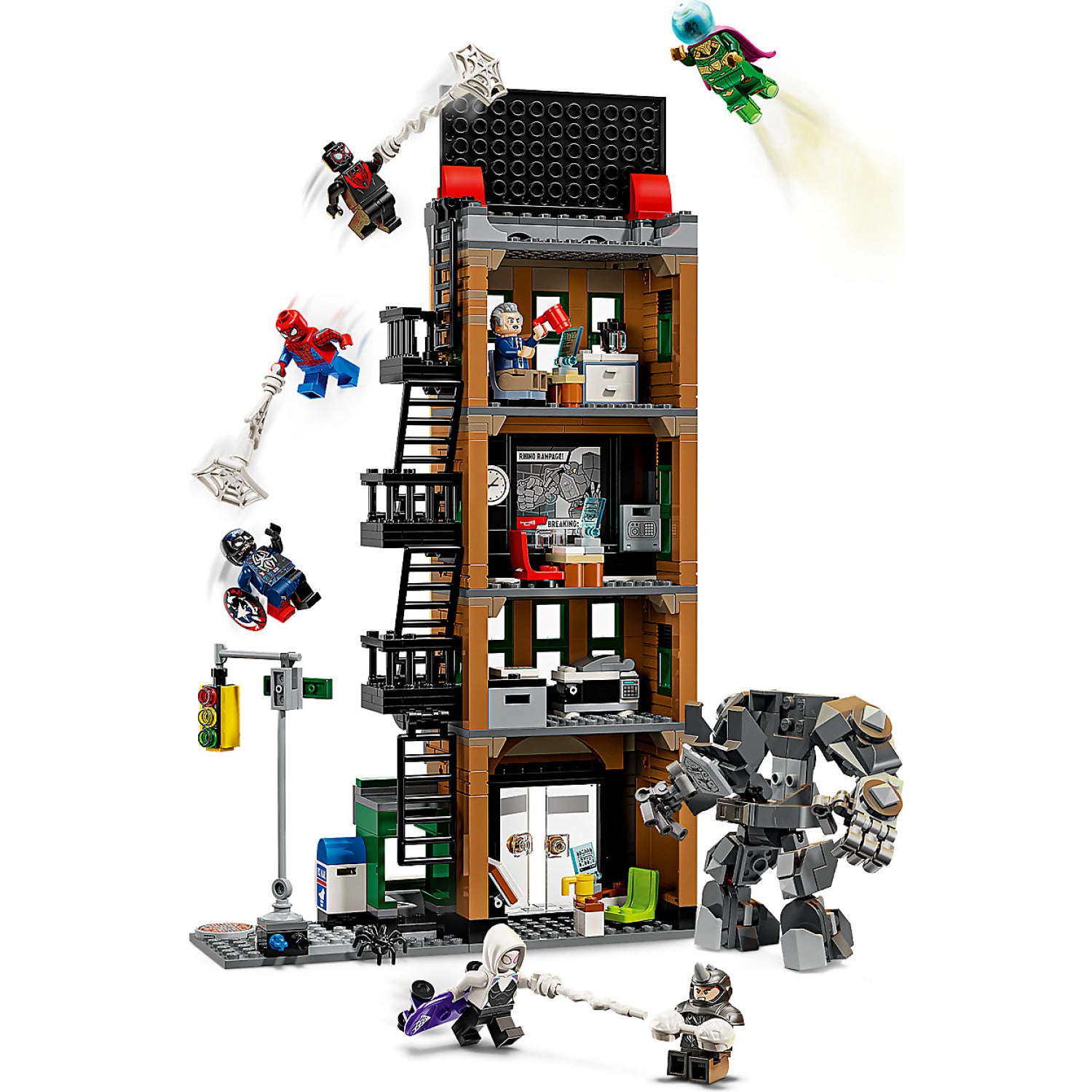 LEGO 76342 Spider-Man vs. Mysterio: The Daily Bugle - Marvel Super Heroes