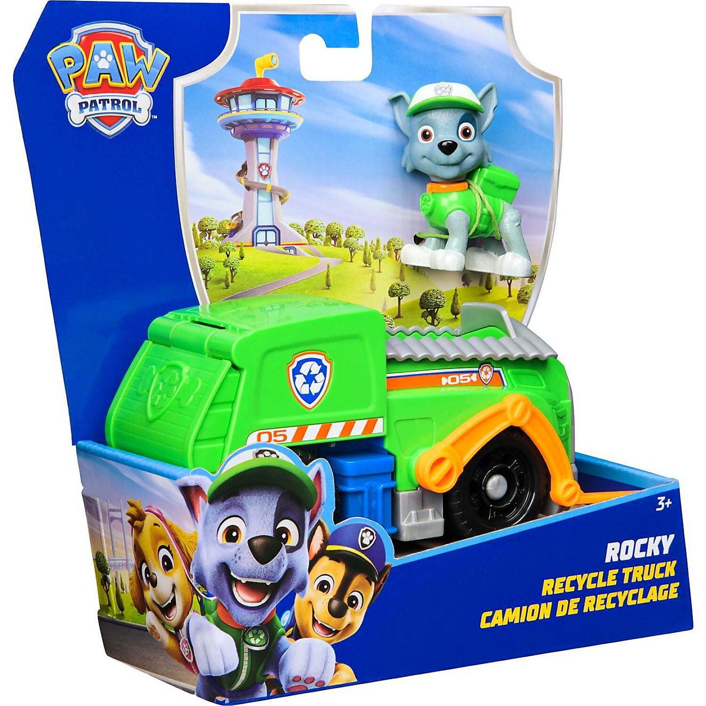 Paw Patrol - Rocky Recycle Truck Rescue Vehicle - Spin Master