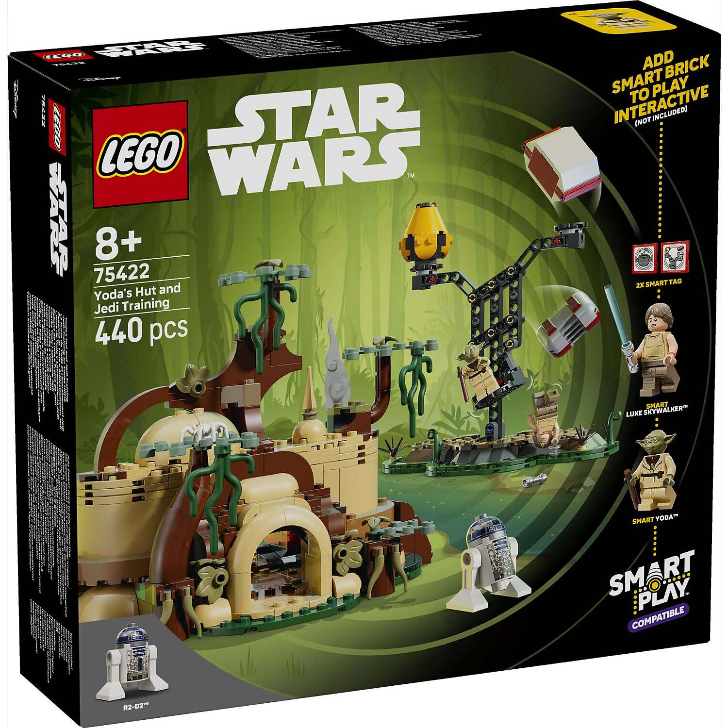 LEGO 75422 SMART Play Compatible: Yoda's Hut and Jedi Training - Star Wars
