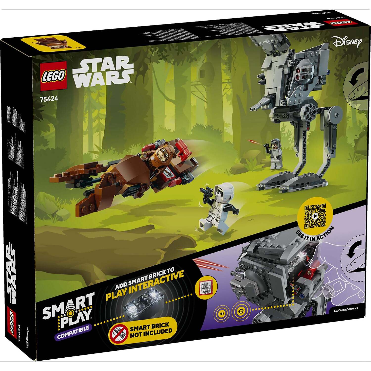 LEGO 75424 SMART Play Compatible: AT-ST Attack on Endor - Star Wars