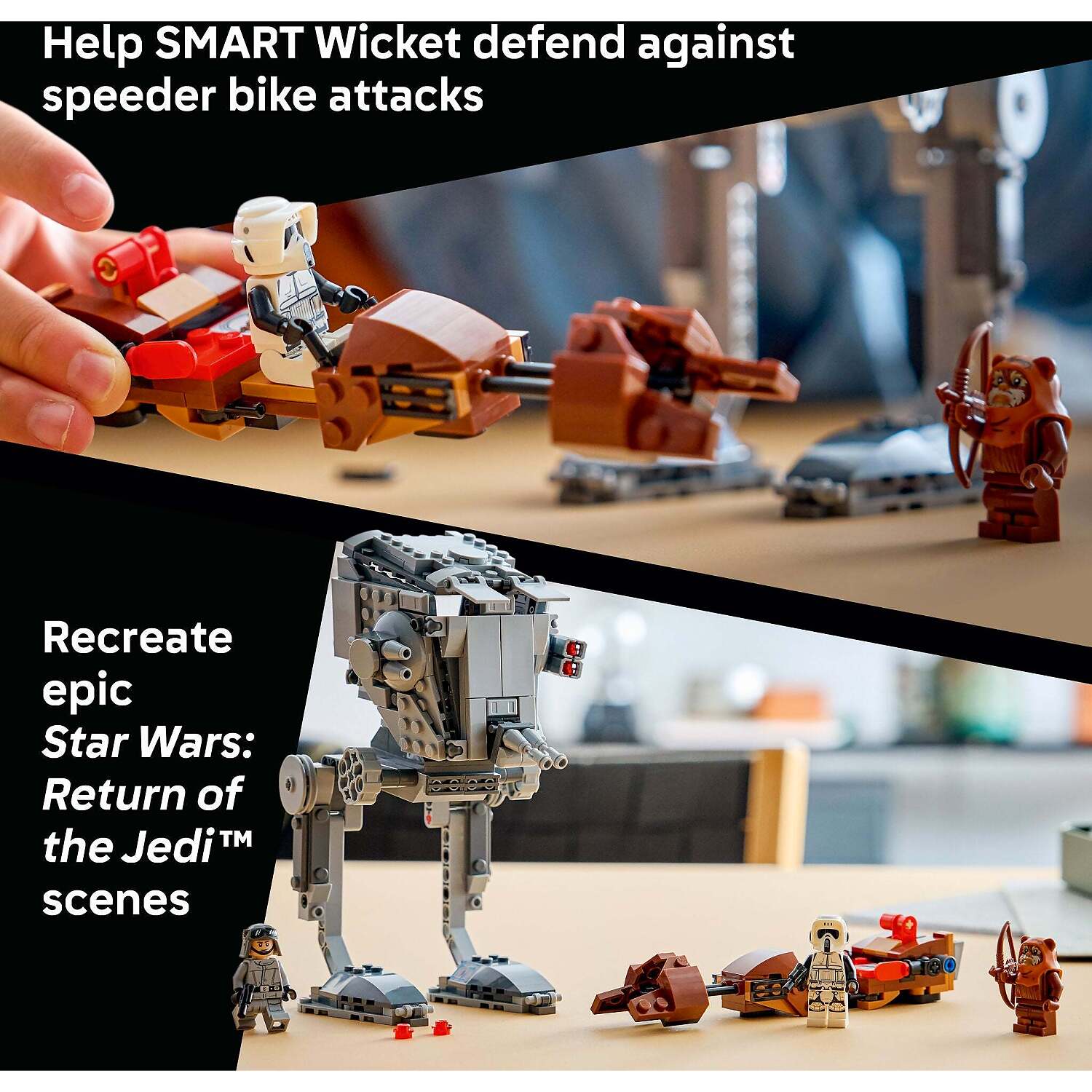 LEGO 75424 SMART Play Compatible: AT-ST Attack on Endor - Star Wars