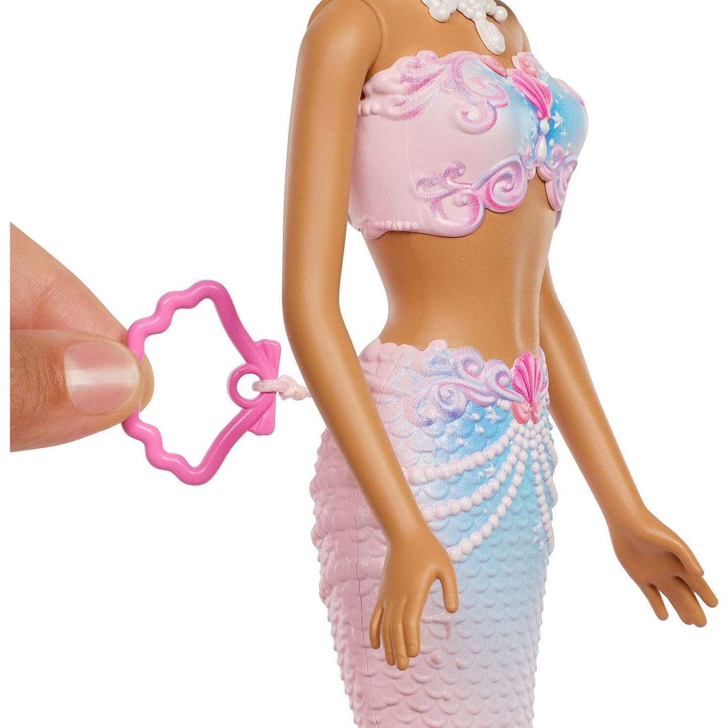 Barbie - Bubble Sparkle Mermaid Doll with Bubble-Making Feature - Mattel