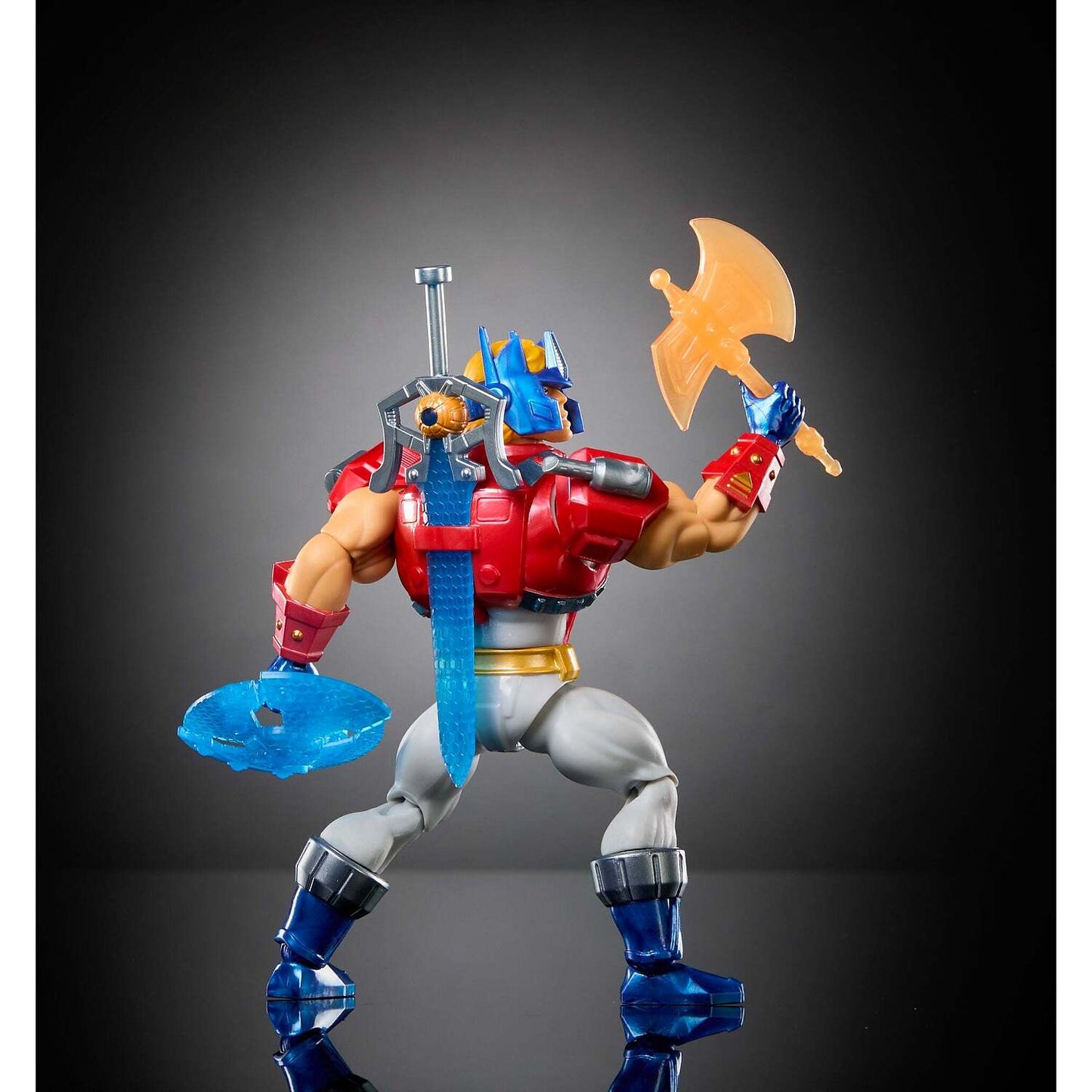 Masters of the Universe - Transformers Optimus Prime Armor He-Man Action Figure MOTU - Mattel
