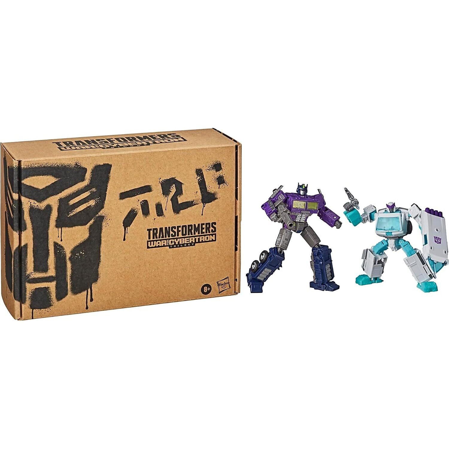 Transformers - Generations Selects Deluxe WFC-GS17 Shattered Glass Ratchet and Optimus Prime 2Pk Action Figures- Hasbro
