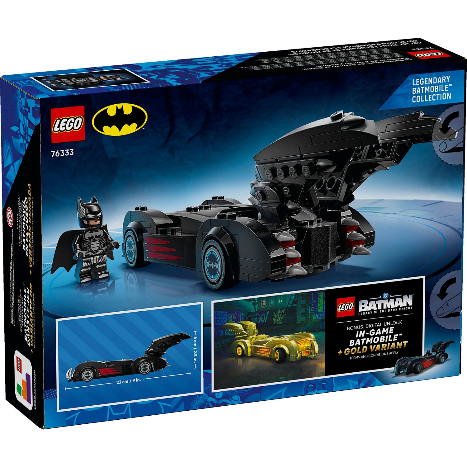 LEGO 76333 Batman & Robin Batmobile - DC Super Heroes