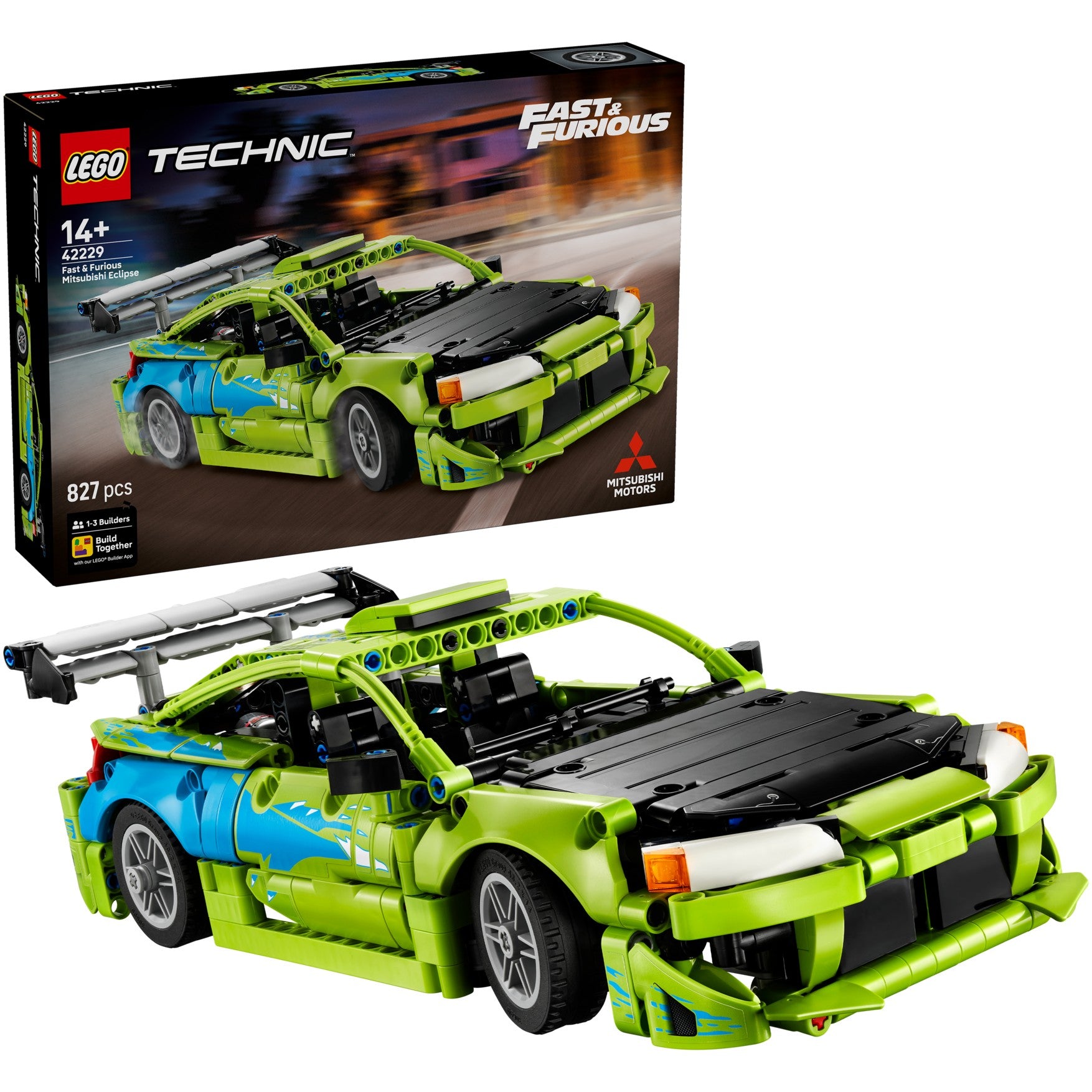 LEGO 42229 Fast and Furious Mitsubishi Eclipse Car - Technic
