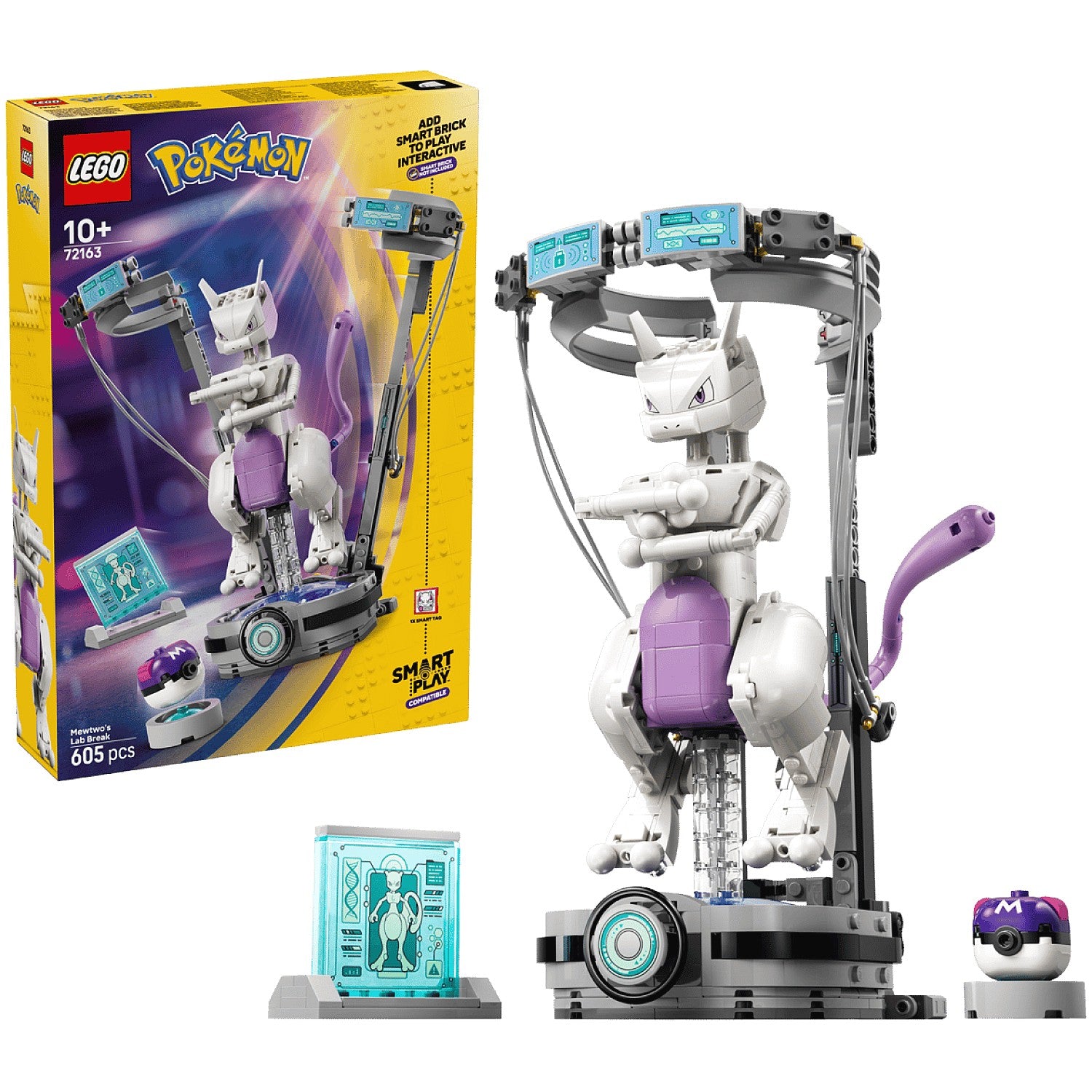 LEGO® 72163 SMART Play™ Mewtwo's Lab Break - Pokémon™