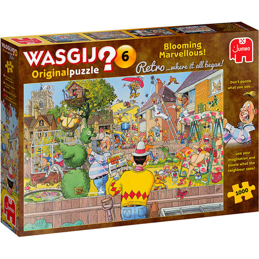 Wasgij? - Original 6 Blooming Marvellous! Retro Jigsaw Puzzle 1000 Pieces